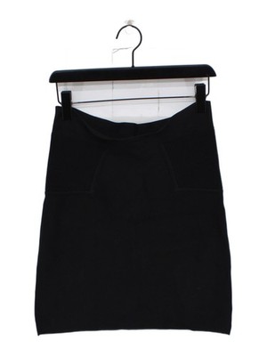 BCBGMAXAZRIA Damen Minirock W 26 in schwarz Viskose mit Nylon, Elasthan Mini