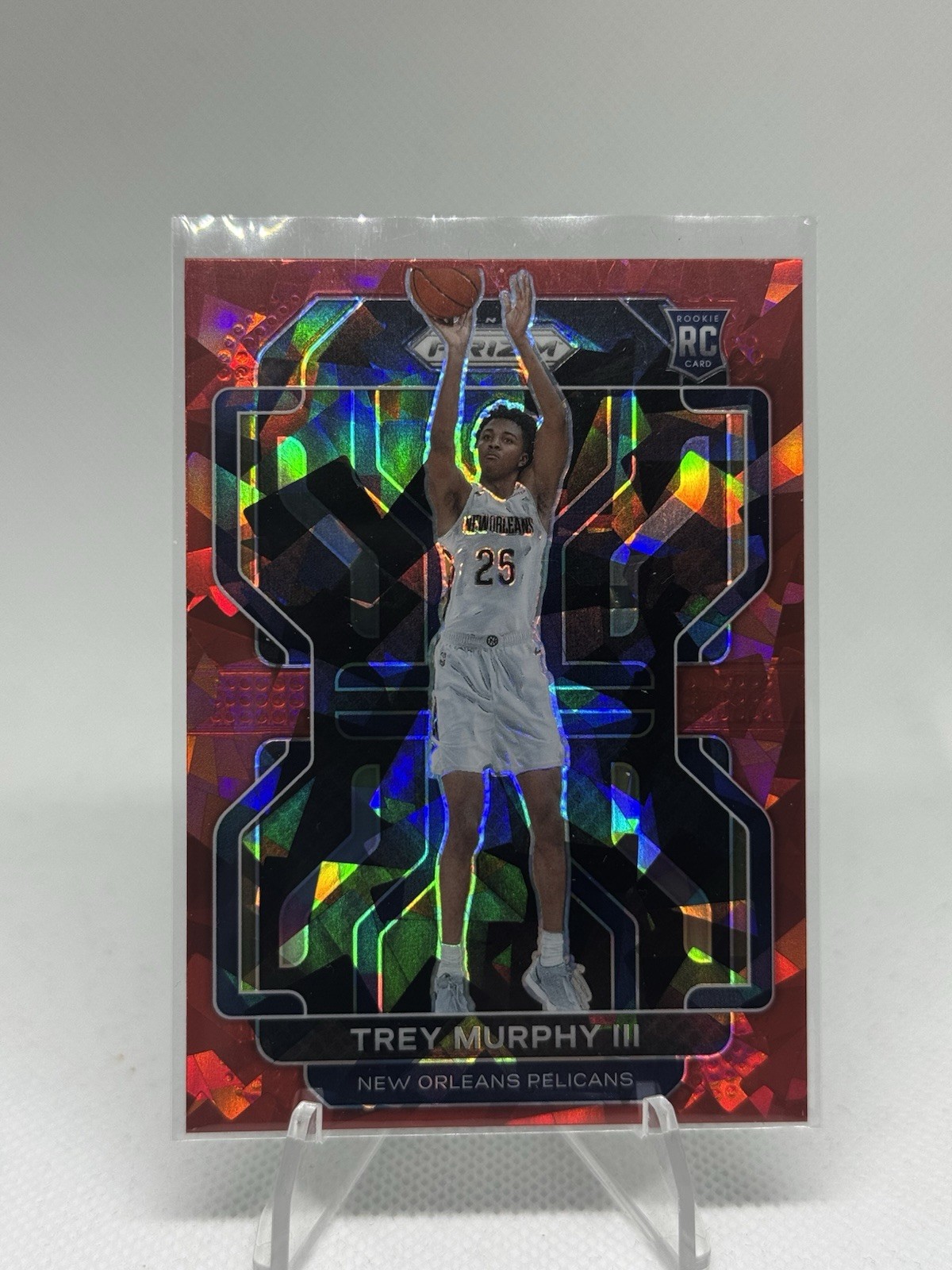 2021-22 Panini Prizm - Trey Murphy III #288 Red Ice Prizm (RC)