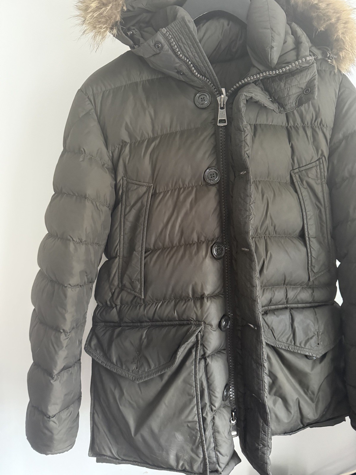 Men’s Moncler Jacket Cluny Green Olive Size 2 UK M RRP £1,850 100percent Authentic image 6