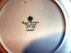 Royal Cauldon Aesthetic Green Transfer "Prunus" Luncheon Plate reissue of 1882 — photo 4