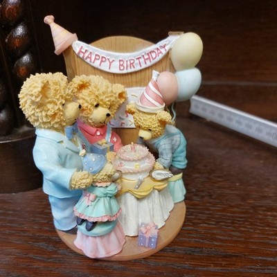 Lovable Teddies by Avon Sarah and Theodore Birthday Bears