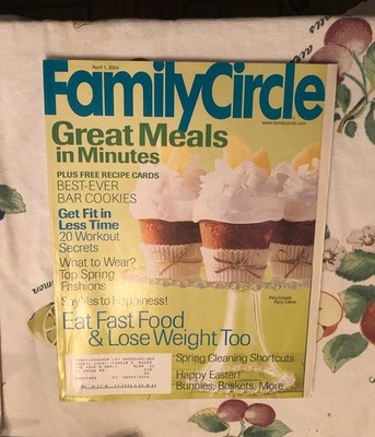 Family Circle Magazine April 1, 2004 Articles, Recipes,  Easter  Ideas