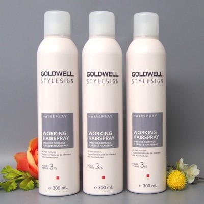 3 PACK Goldwell StyleSign Hold 3 Working Hairspray 300ml