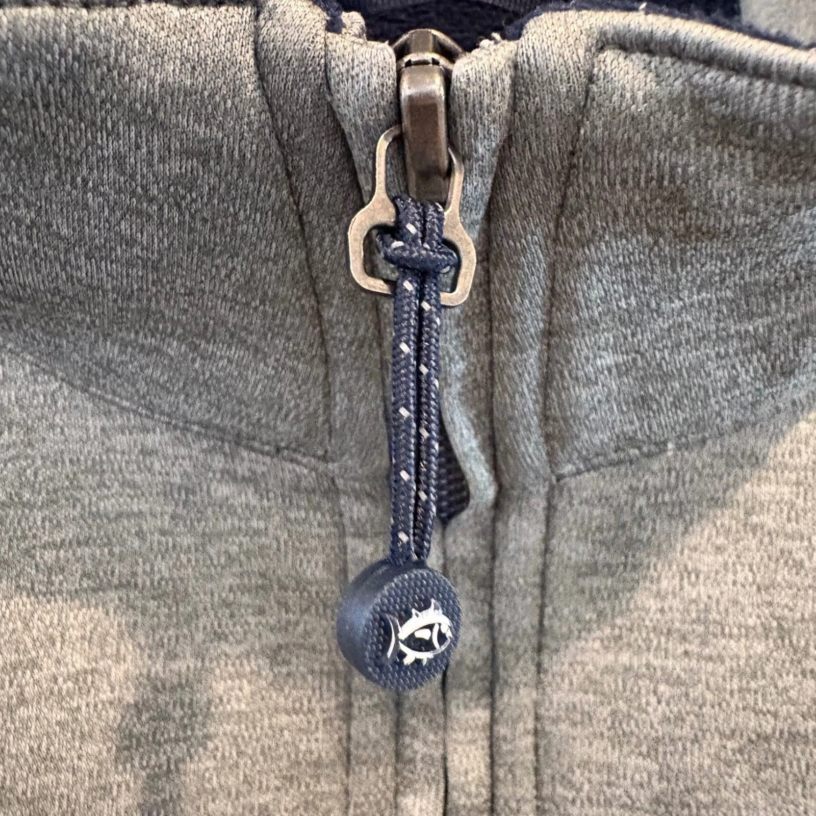 Southern Tide Tide to Trail Vest Mens XL Gray Full Zip Performance Fleece - product detail image 7