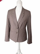 The Limited nwt Collection Women's Haidyn Notch Lapel Relaxed Blazer Tan Size 12