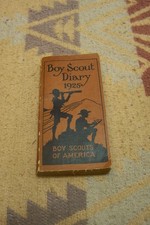 100 YEAR OLD BOY SCOUT DIARY BOY SCOUTS OF AMERICA  FROM EAGLE SCOUT COLLECTION
