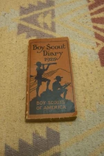 100 YEAR OLD BOY SCOUT DIARY BOY SCOUTS OF AMERICA  FROM EAGLE SCOUT COLLECTION