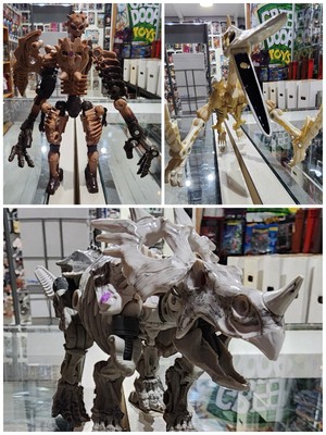 Transformers WFC Kingdom Fossilizer 3 Pack Set Ractonite Wingfinger Paleotrex
