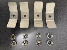 8 DIN to Yoke Insert Scuba Tank Valve Adapters, 4 Brackets To Mount Double Tanks