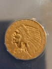 1915 $2.50 Indian Quarter Eagle Gold Coin ANACS AU 55 Philadelphia Pre-1933