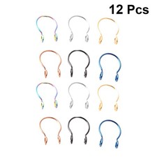 12 Pcs Nose Piercing Jewelry Decor Faux Septum Rings Fake Piercings