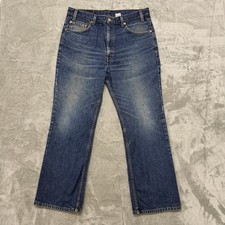 Vtg Y2K Levis 517 36x30 Fits 34x30 Boot Cut Dark Wash Jeans Blemished