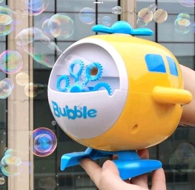 Elektrische Seifenblasenmaschine Bubble Maker Bubble Blower Hubschrauberform