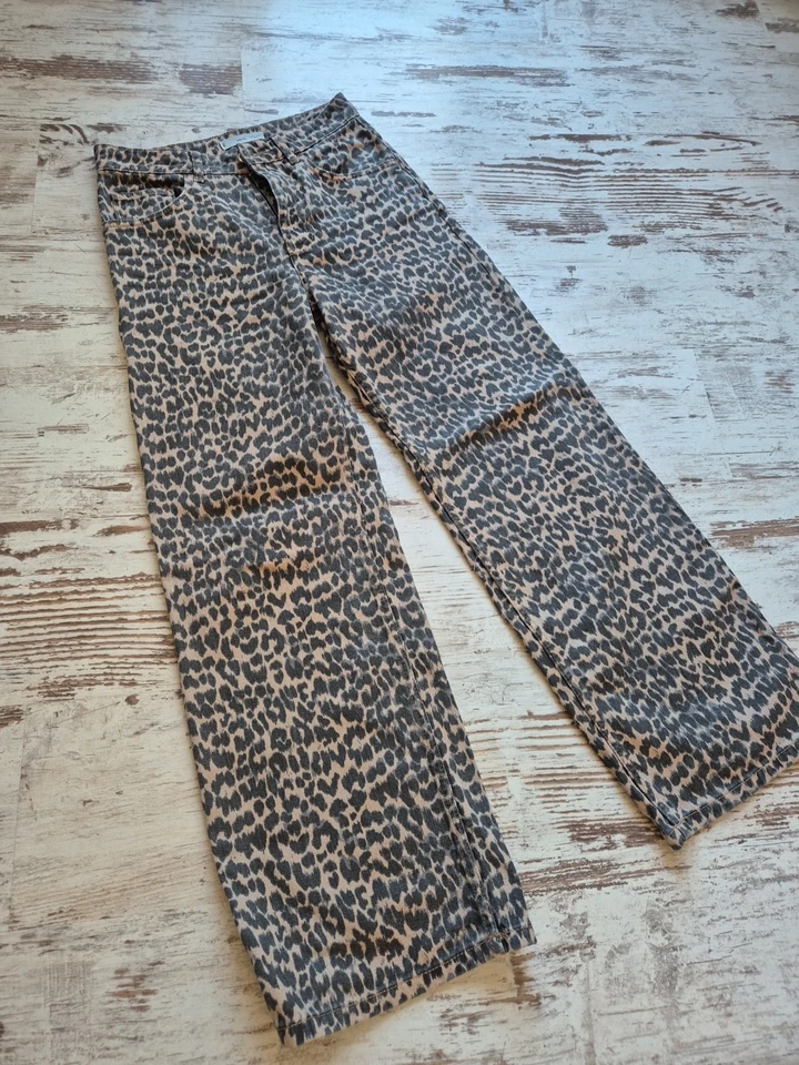 Mango Jeans leoprint/ Leohose/ Leojeans, Größe 34 - Bild 3 von 4