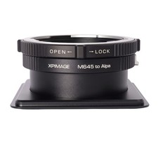 Adattatore obiettivo XPimage per obiettivo Mamiya 645 M645 a fotocamera Alpa 12 TC 12SC 12-Plus