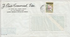 Angola-Brief Luftpost , 1984 echt gelaufen