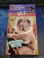 National Geographic Kids Video Really Wild Animals Wonders Down Under VHS