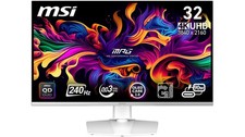 MSI MPG 321URXW QD-OLED 32" UHD Gaming Monitor, 240Hz/0.03ms HDR400 G-SYNC WHITE