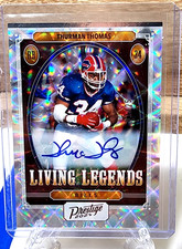 Thurman Thomas Auto 1/25 – Bills HOF – 2024 Prestige Living Legends