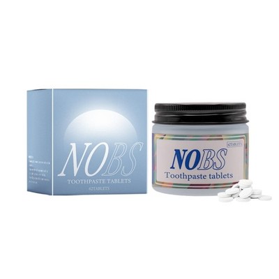 Chewable Toothpaste Tablets for Whitening Enamel Protection Fresh Breath 60+