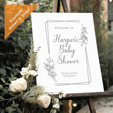 Welcome to Baby Shower Decal | Custom Mirror Sticker | Party Backdrop Décor