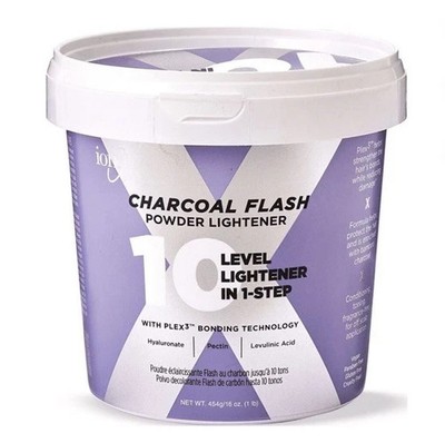 Ion Charcoal Flash Powder Lightener w/ Plex 3 - 10 Levels in 1 Step 454g 16 oz