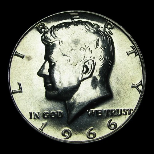 1966 Kennedy Half Dollar 40% Silver Coin --- Gem Proof Coin --- #KK241
