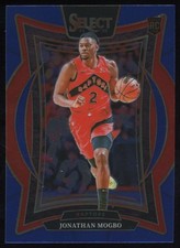 2024-25 Panini Select Blue Jonathan Mogbo Concourse Toronto Raptors #87