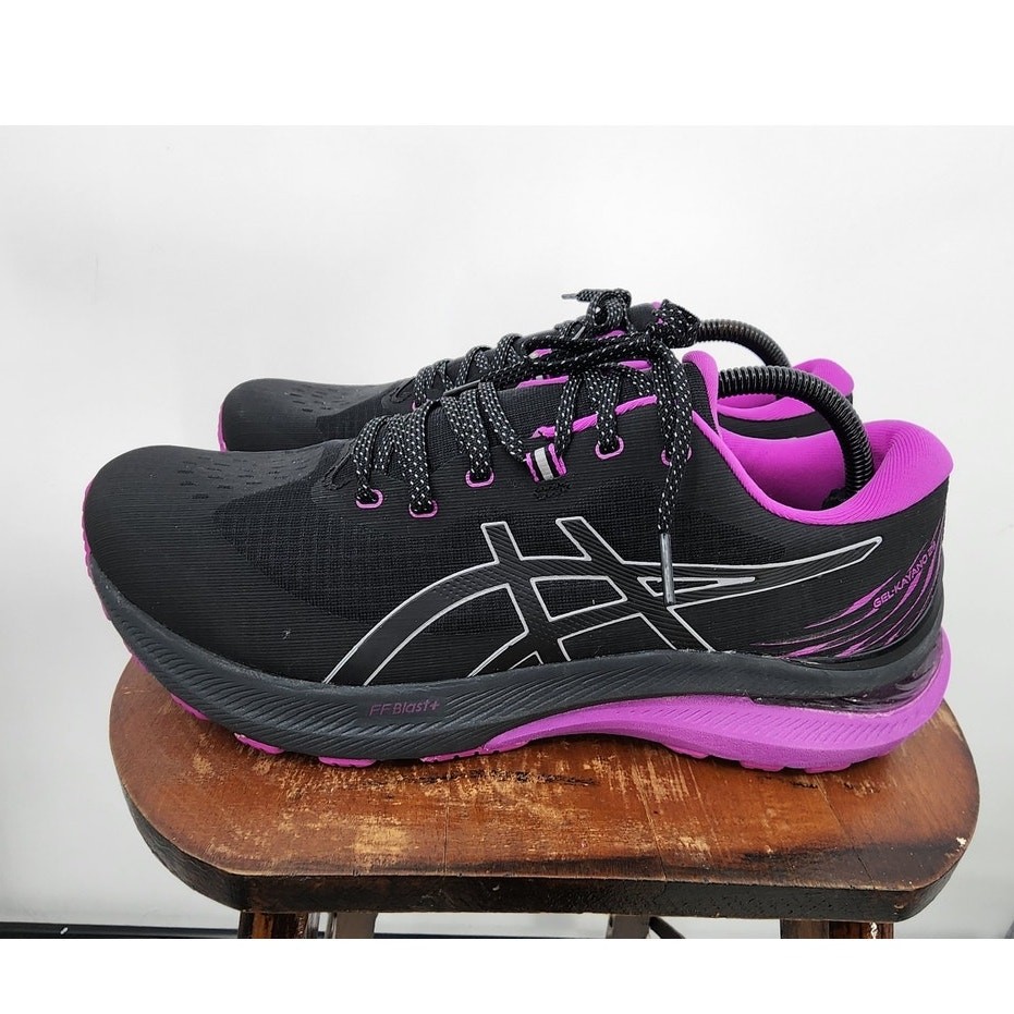 New NWOB Asics Women's Gen Kayano 29 Lite Show Black Orchid Size 12 thumbnail 3