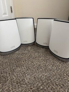 NETGEAR Orbi RBK853 Tri-Band Mesh Wi-Fi 6 System (Set of 4)