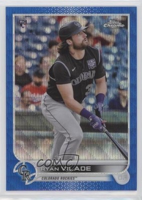 2022 Topps Chrome Blue Wave Refractor 5/75 Ryan Vilade #85 Rookie RC 0c6