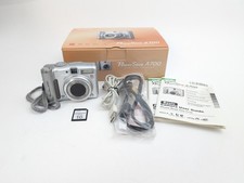Canon Powershot A700 6.0MP Compact Digital Camera Silver Kit Box Tested Working