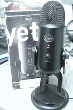 Blue Yeti USB Microphone for Recording- Black - Free Postage