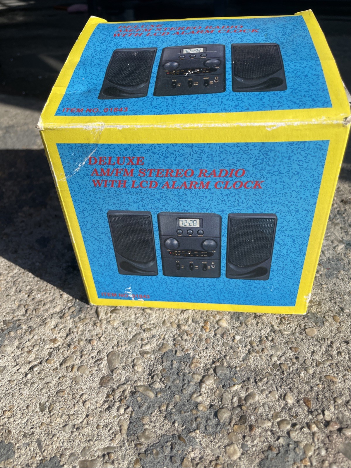 Twin Speakers Am/fm Clock Radio