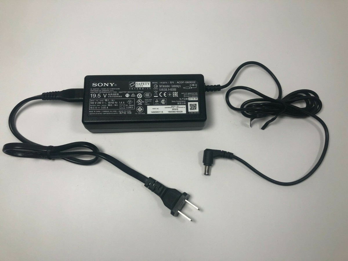 Original Sony 19.5V AC Adapter for Bravia KDL-40W650D class Built