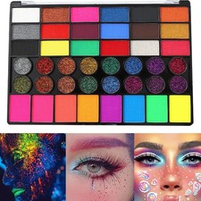 42Colors Face Painting Kit Fluorescent Makeup Palette Halloween ChristmasCosplay
