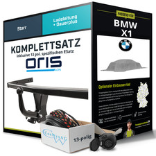 Für BMW X1 Typ U11 Anhängerkupplung starr +eSatz 13pol 07.2022-jetzt Kit NEU