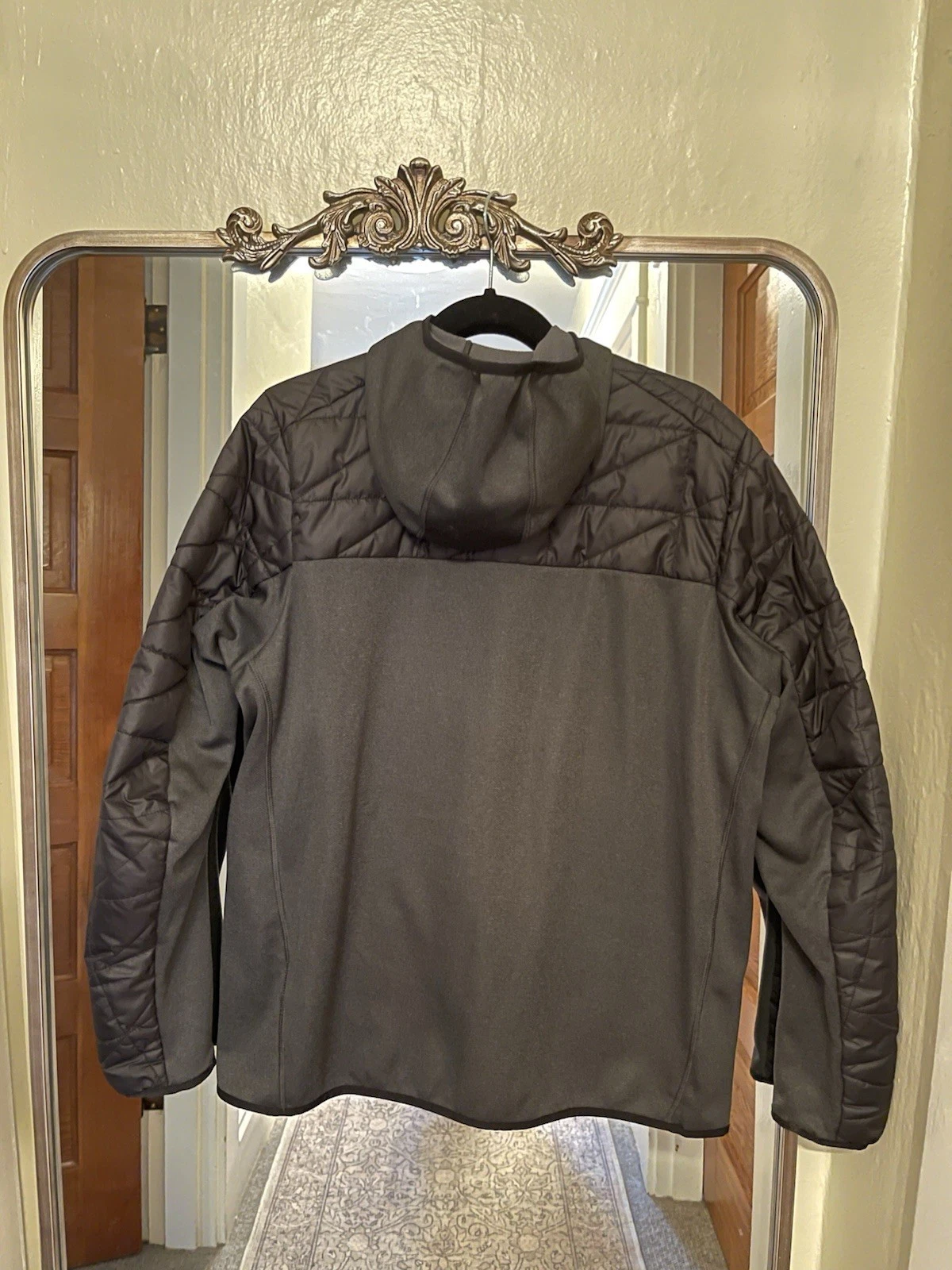 adidas Terrex Multi Hybrid Insulated Hooded Jacket Men’s sz Large Black GU6487 - product detail image 2