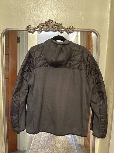 adidas Terrex Multi Hybrid Insulated Hooded Jacket Men’s sz Large Black GU6487 image 2