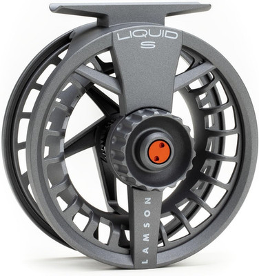 Lamson Liquid S-Series HD Fly Fishing Reel Smoke -5+ Large Arbor Drag