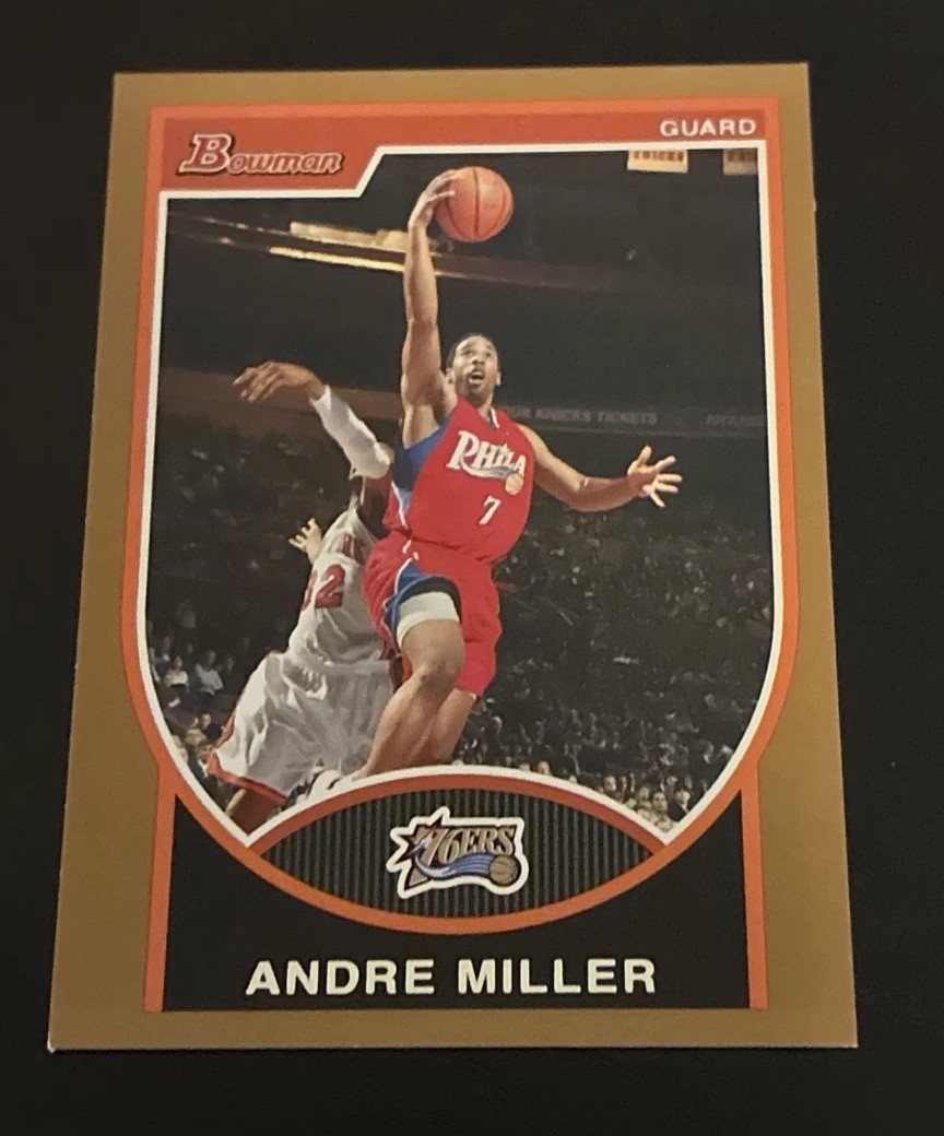 2007-08 Bowman Draft Picks & Stars - Andre Miller #75 Bronze /399 76ers