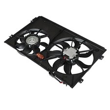 Car Dual Radiator Condenser Cooling Fan Assembly 1K0959455N Replacement for