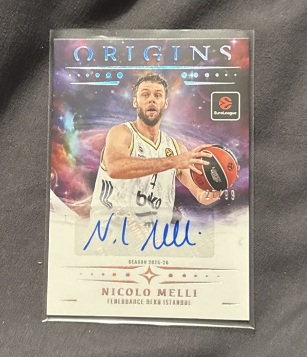 2025-26 Panini Origins Euroleague Nicolo Melli Auto 27/99