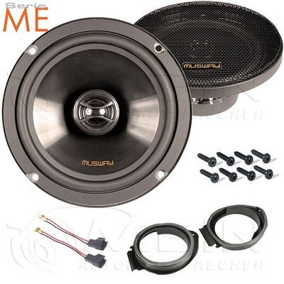 MUSWAY AUTO LAUTSPRECHER für OPEL KARL 2015-2019 Front Tür 2-Wege 160W 165 #AL8B