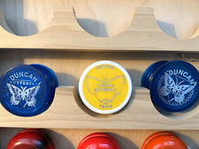 Vintage 1970 Genuine Duncan Butterfly Yo-Yo Set of 3