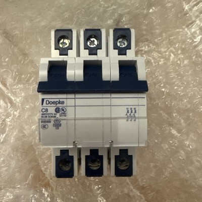 ABL SURSUM 3C8UM Circuit Breaker, 3- Pole 8 Amp Doepke C8