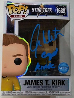 William Shatner Signed Funko Pop #1689 Star Trek "Captain Kirk" w/ JSA Wit. COA