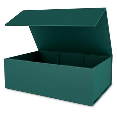 ROSTELACK Green Gift Box 10'' x 6'' x 3'' with Magnetic Closure Lid Gift Boxe for P