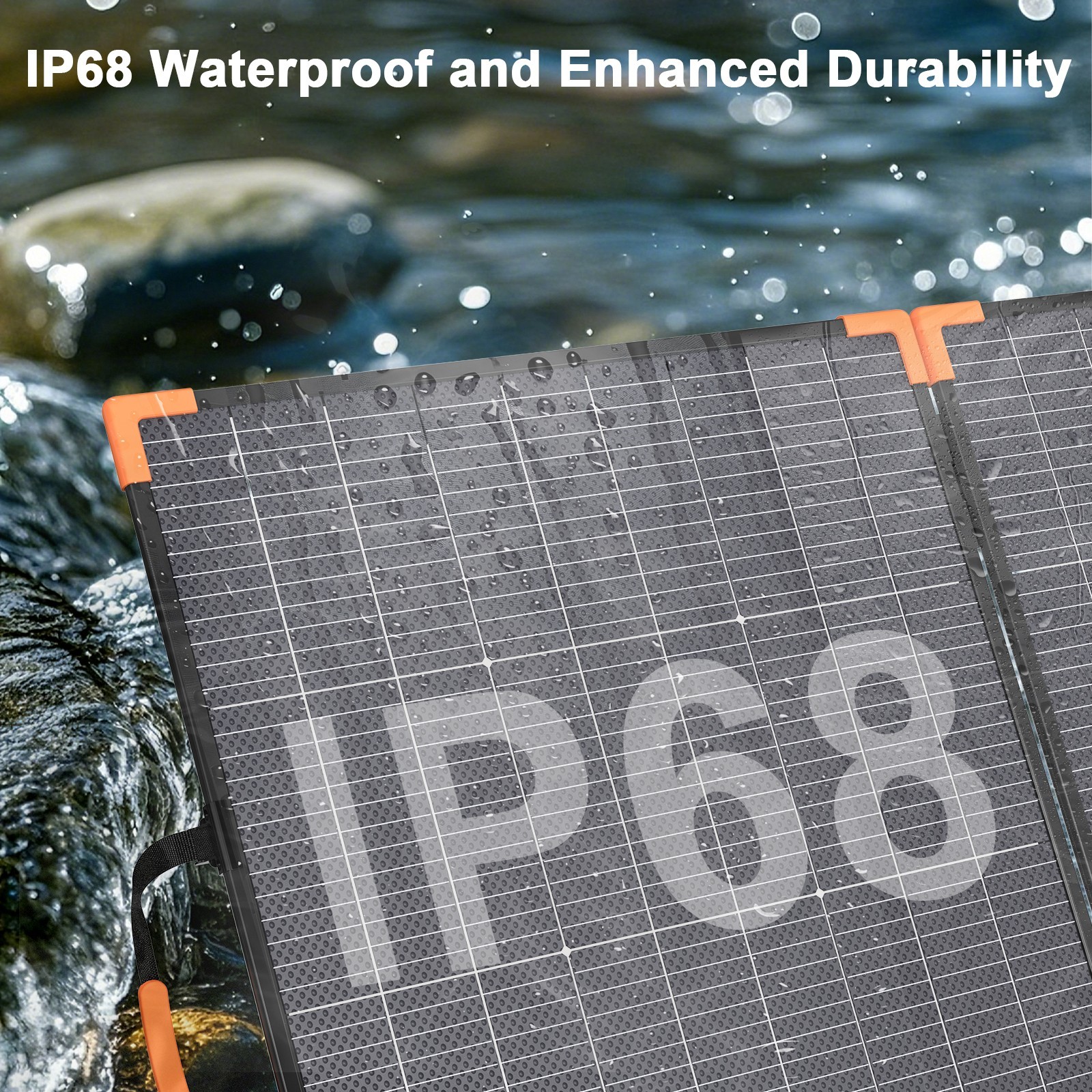 MHPOWOS 100W Foldable Solar Panel DC XT60 Cable for EcoFlow Jackery Anker