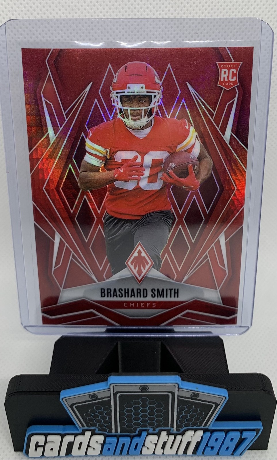 2025 Panini Phoenix - Rookies Brashard Smith #242 Red Hyper /399 (RC)